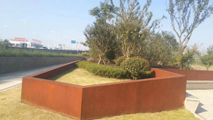 三山耐候钢挡土墙